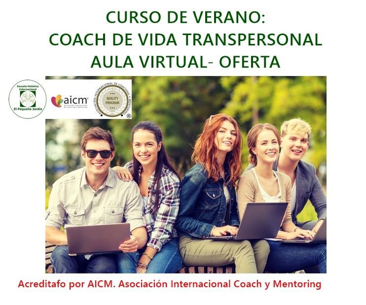 CURSO DE VERANO COACH  TRANSPERSONAL AULA  VIRTUAL OFERTA-