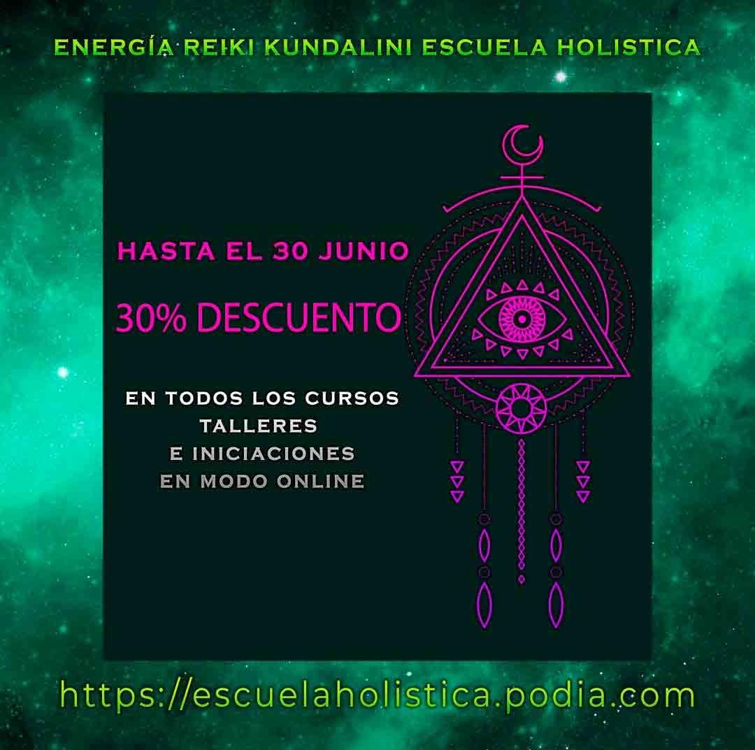 30% DESCUENTO EN TODOS LOS CURSOS, TALLERES E INICIACIONES ONLINE