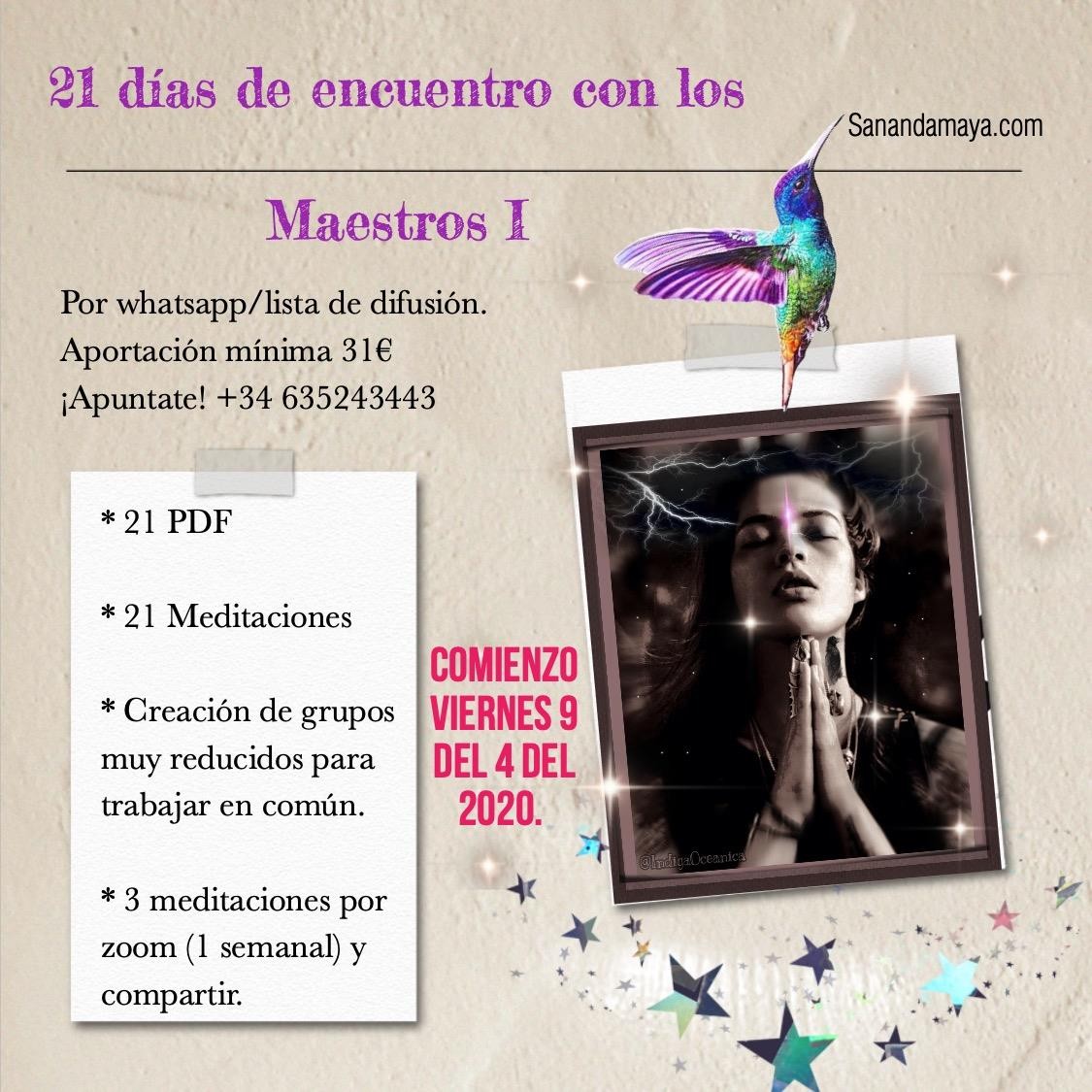 21 DIAS ENCUENTRO CON LOS MAESTROS
