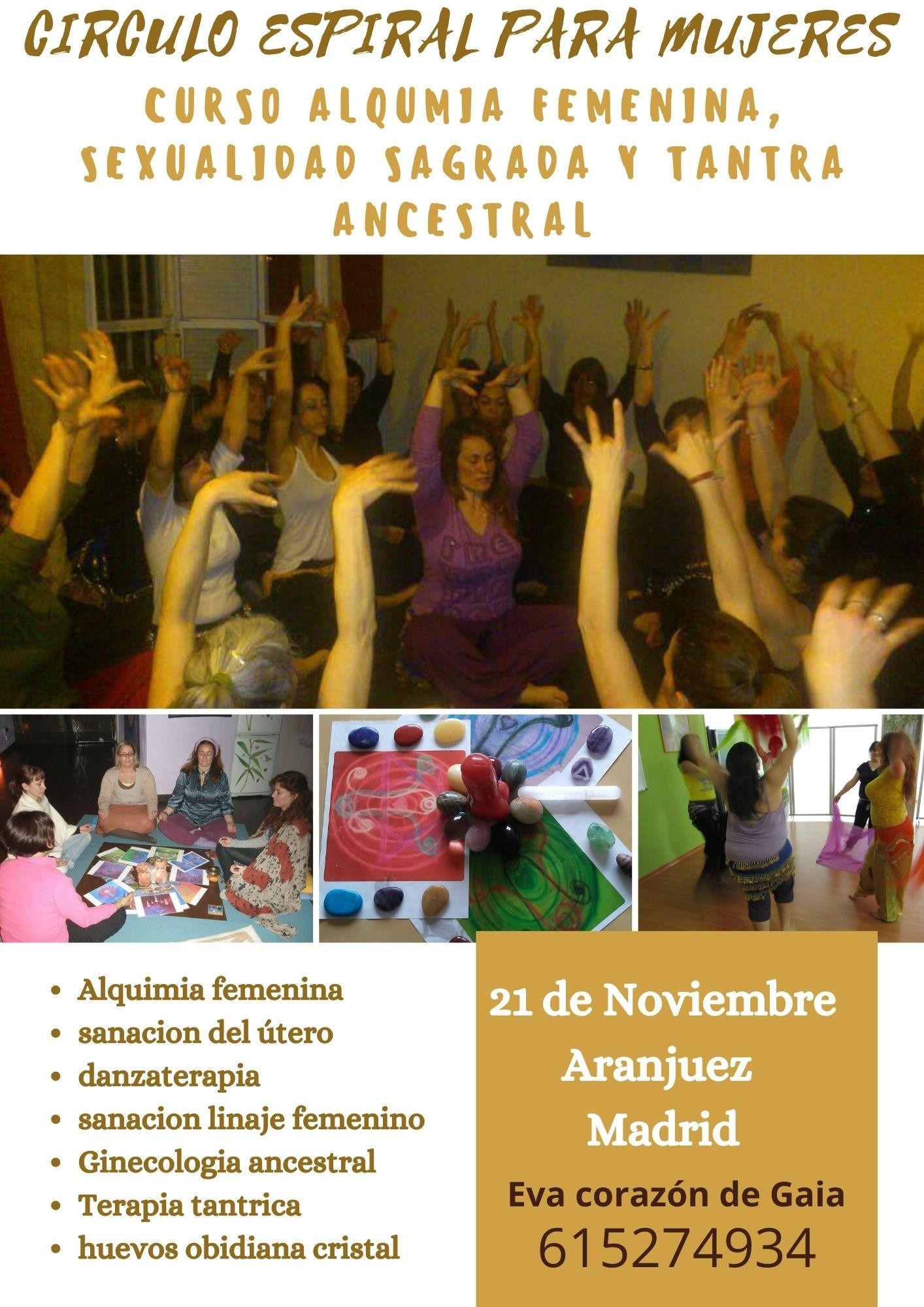 Curso sexualidad sagrada, terapia tantrica y alquimia femenina