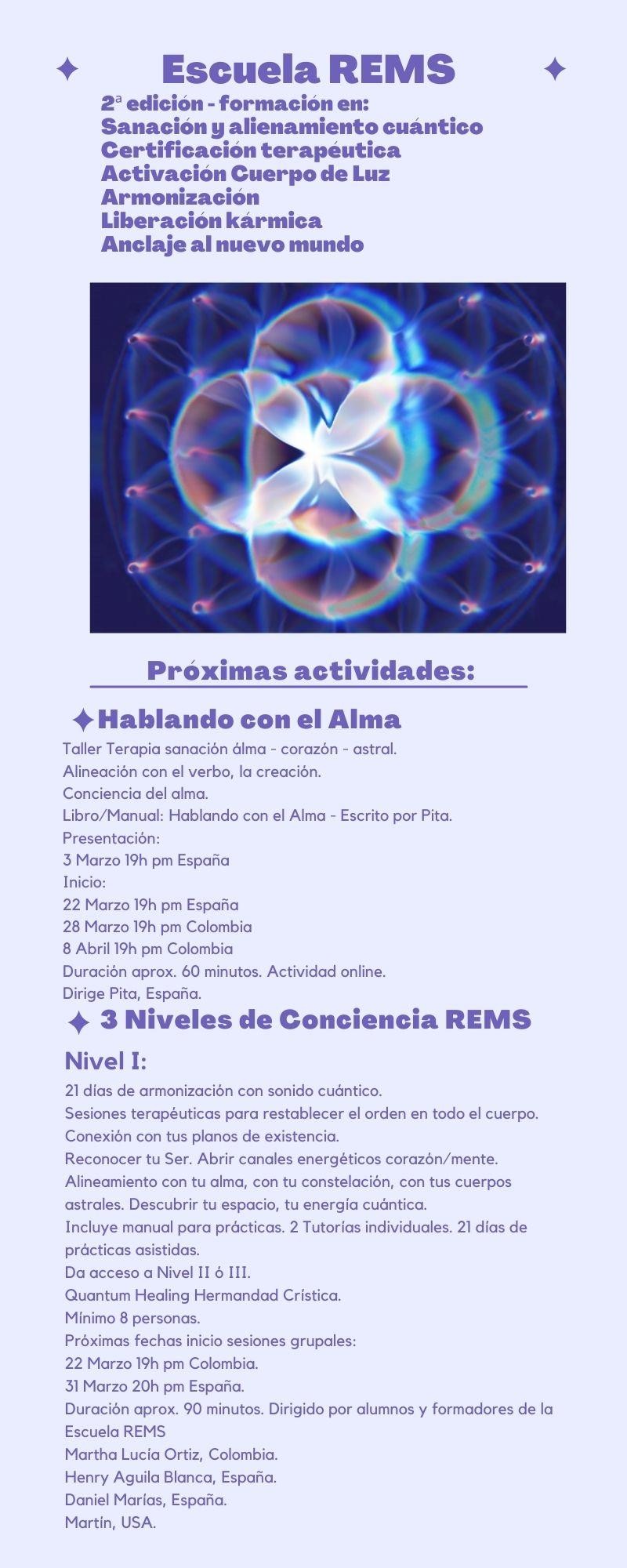 ESCUELA REMS, RED MUNDIAL DE SANADORES