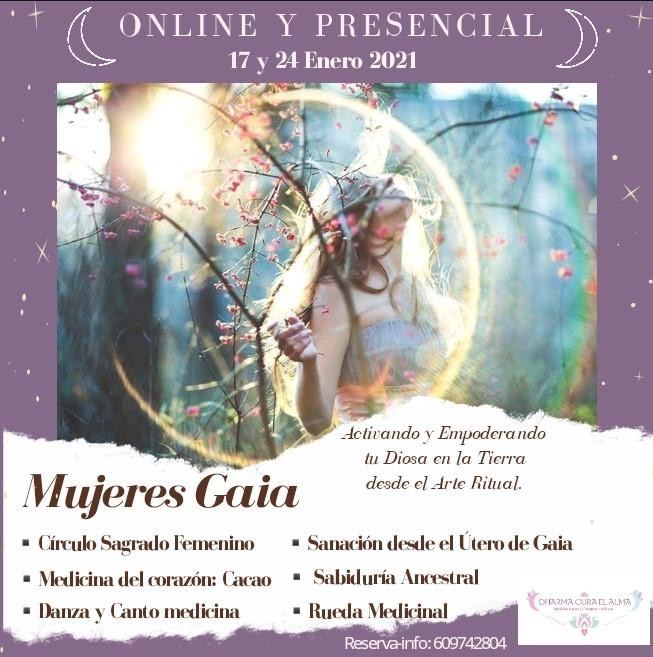 Círculo Mujeres Gaia - Ritual Útero-Corazón (Online y Presencial)