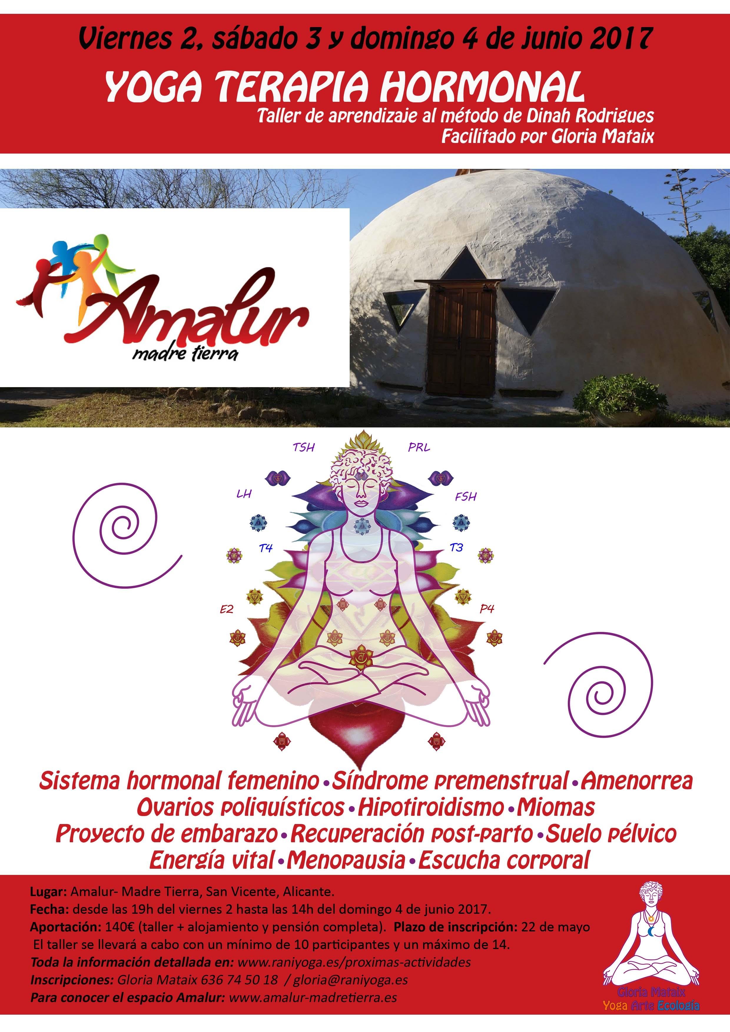 Taller aprendizaje YOGA TERAPIA HORMONAL