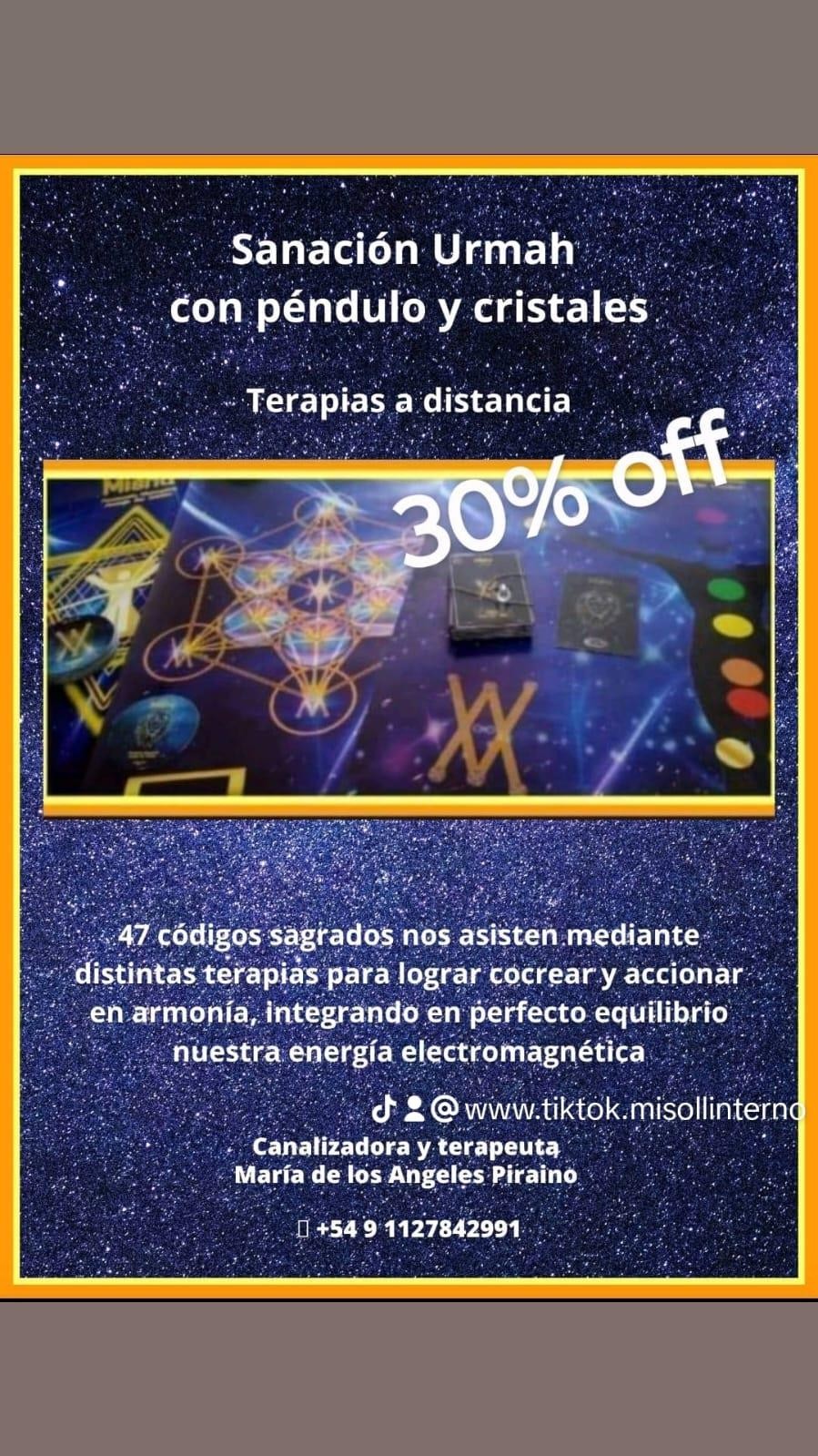 Sanación Urmah con péndulo y cristales