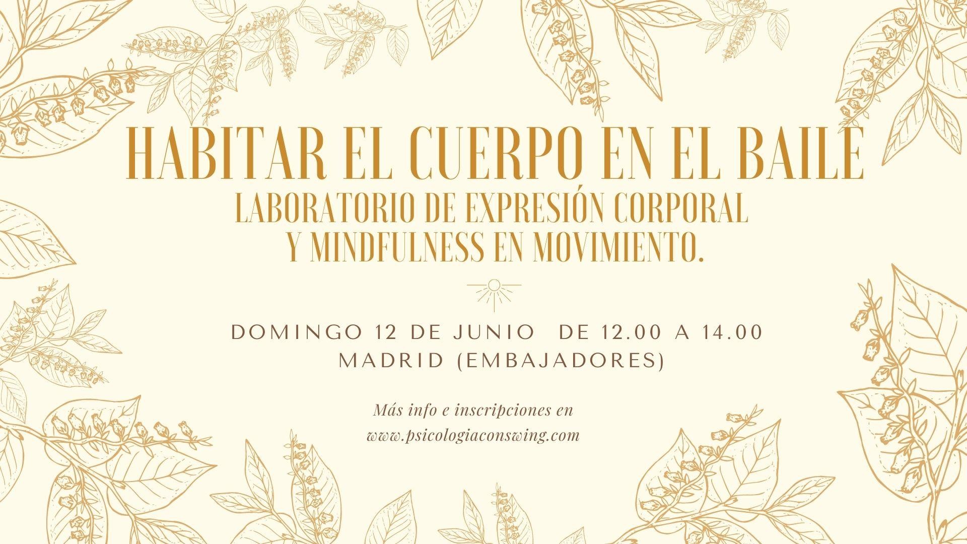 Laboratorio de expresión corporal y mindfulness