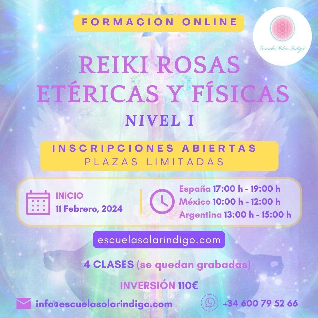 Reiki con Rosas Etéricas y físicas