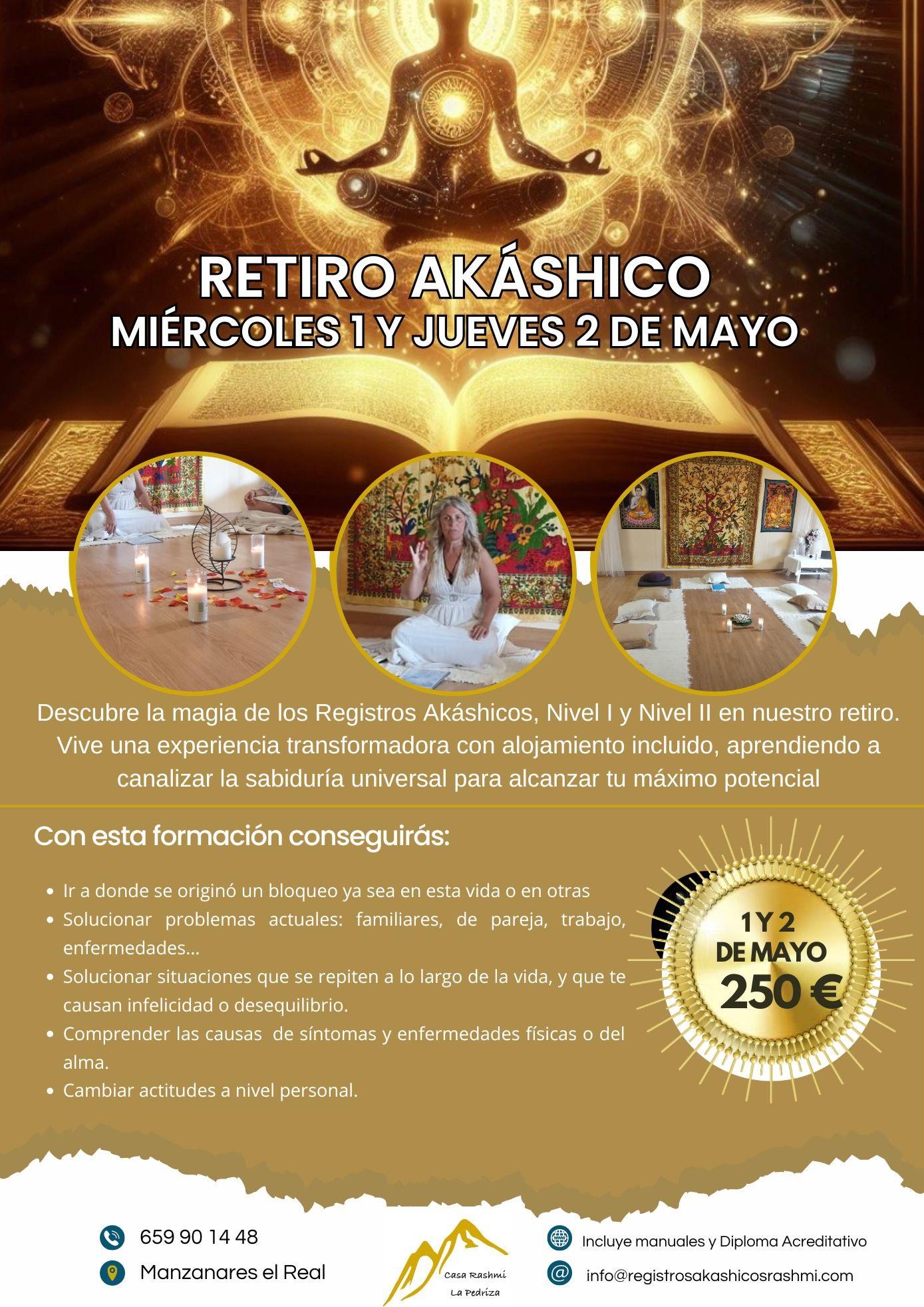 RETIRO AKASHICO 1 Y 2 DE MAYO