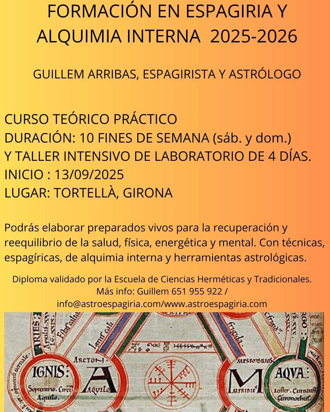 Curso de Espagiria y Alquimia Interna