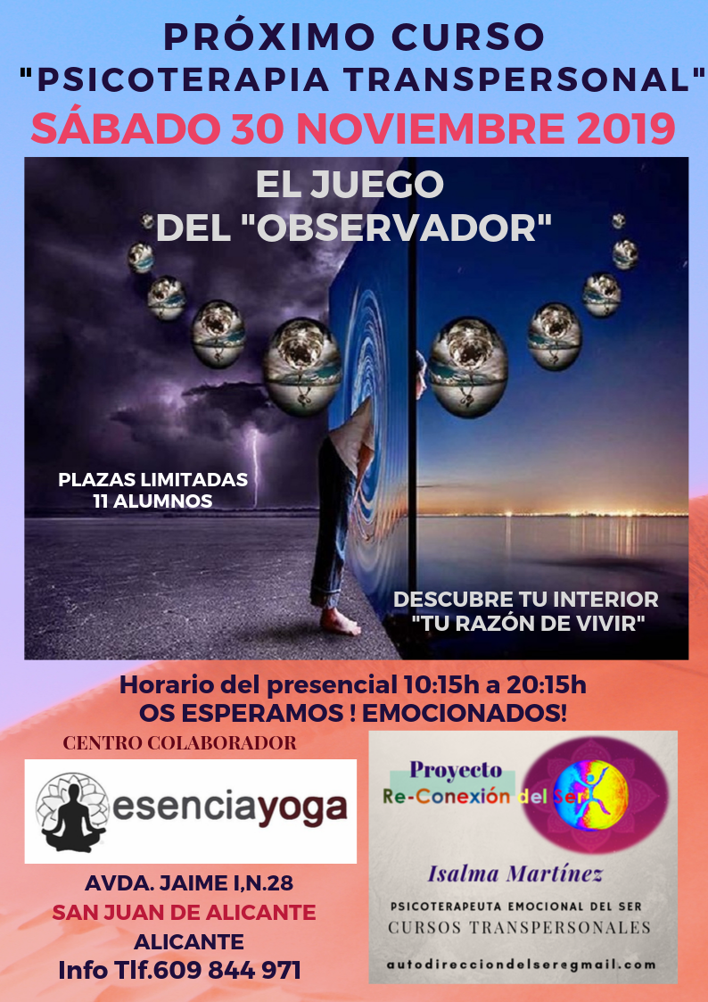 Curso Transpersonal  "El Juego del observador"