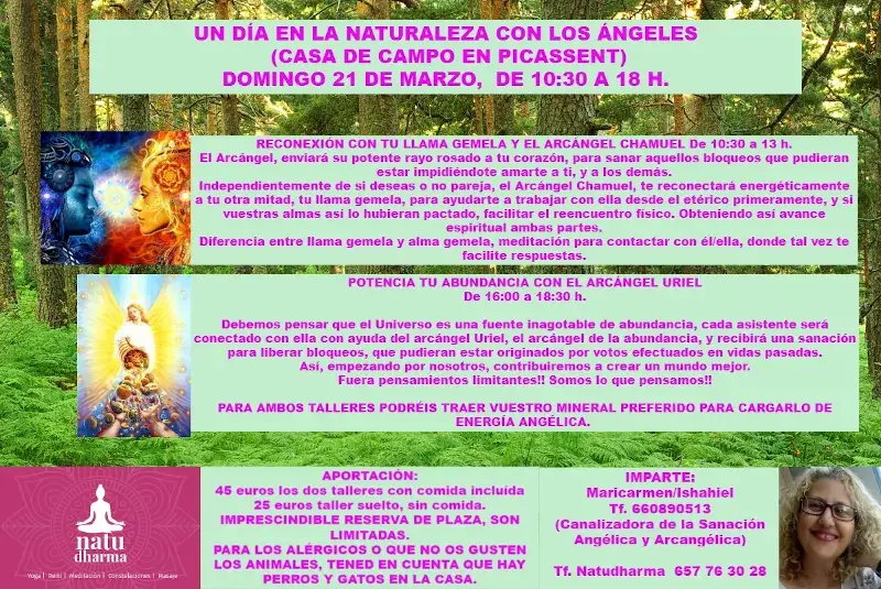 UN DÍA EN LA NATURALEZA CON LOS ÁNGELES EN PICASSENT (Valencia)