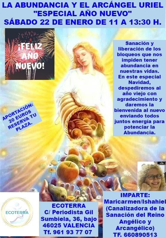 LA  ABUNDANCIA Y EL ARCÁNGEL URIEL "ESPECIAL AÑO NUEVO"