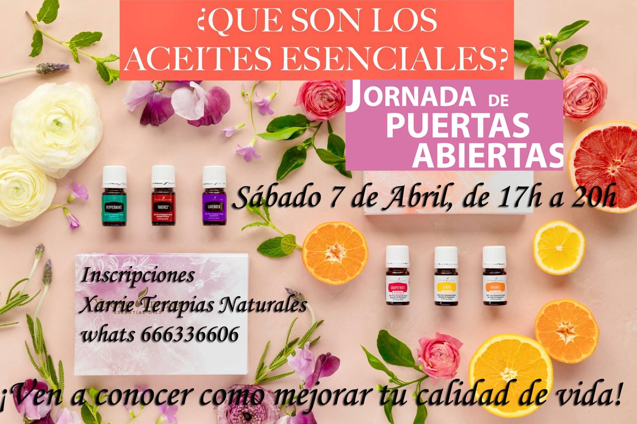 JORNADA de PUERTAS ABIERTAS con ACEITES ESENCIALES