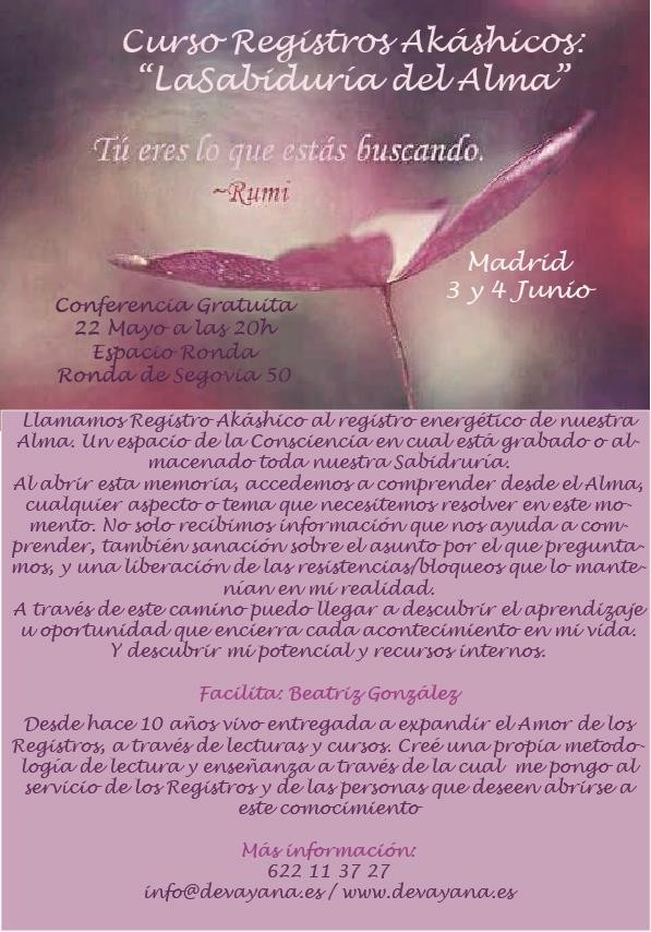 Curso Registros Akáshicos: "La Sabiduría del Alma"