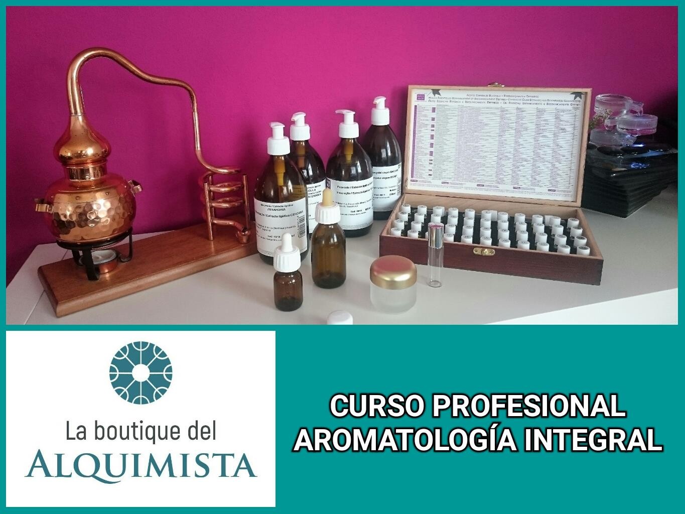 CURSO PRESENCIAL DE AROMATOLOGÍA INTEGRAL