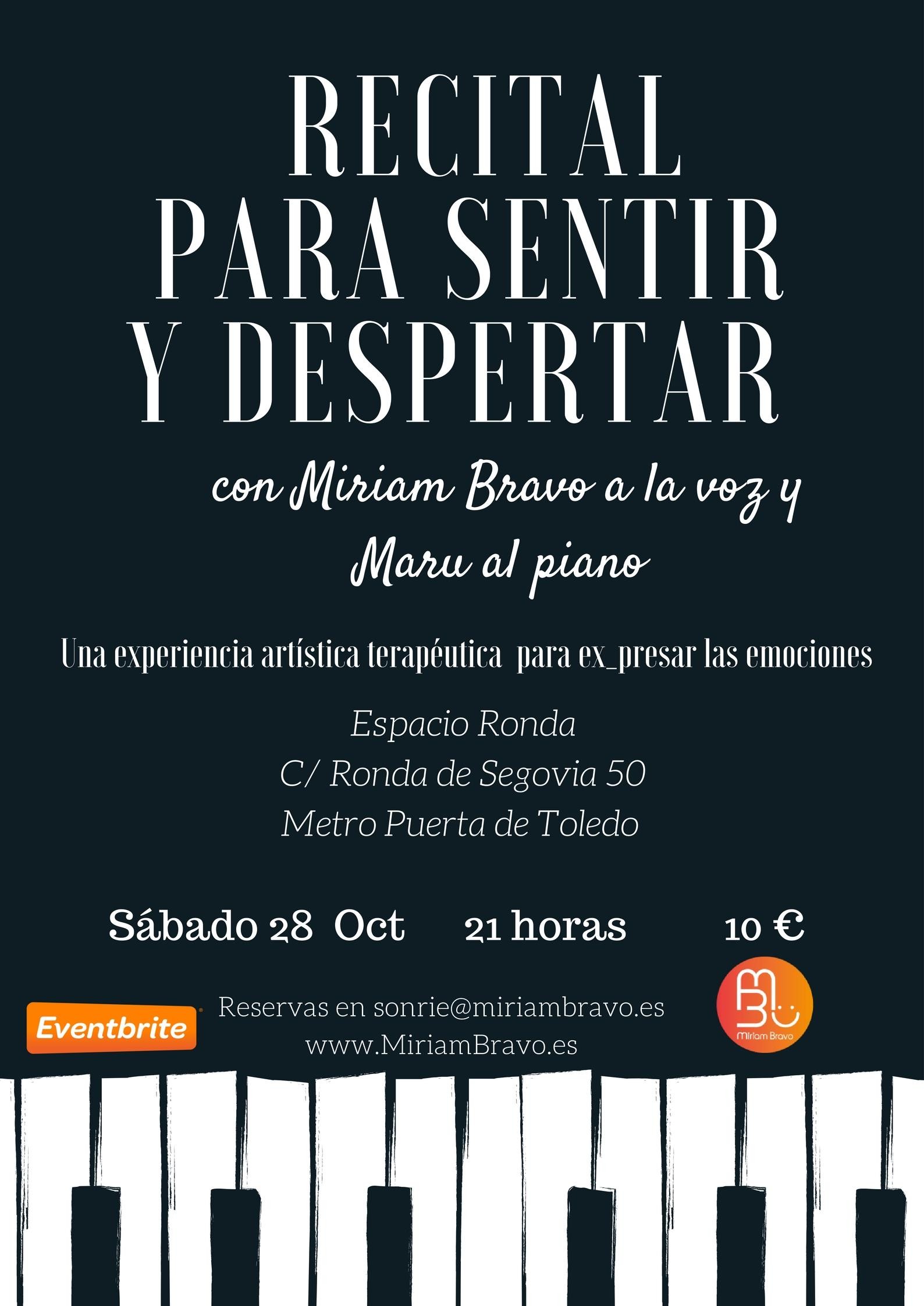 Recital para sentir y despertar