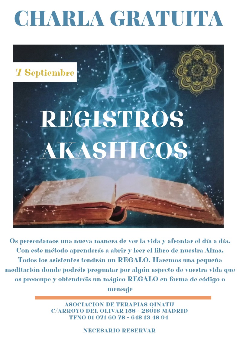 CHARLA GRATUITA REGISTROS AKASHICOS