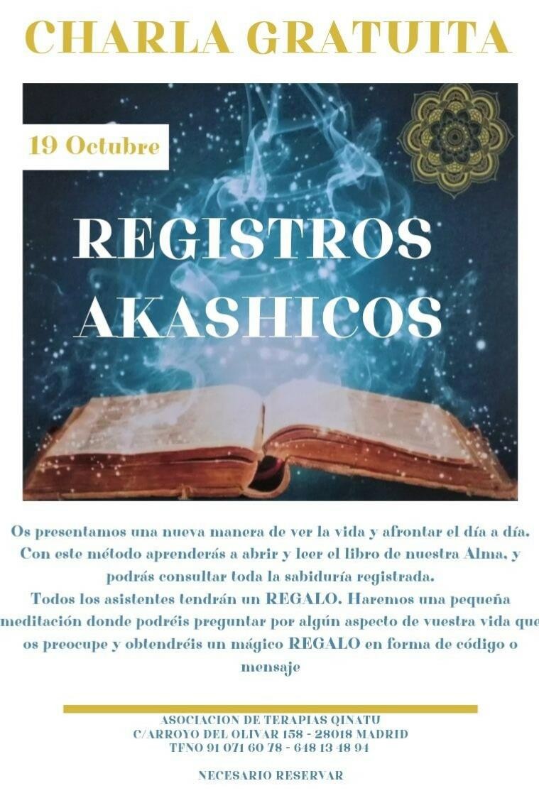 CHARLA GRATUITA REGISTROS AKASHICOS