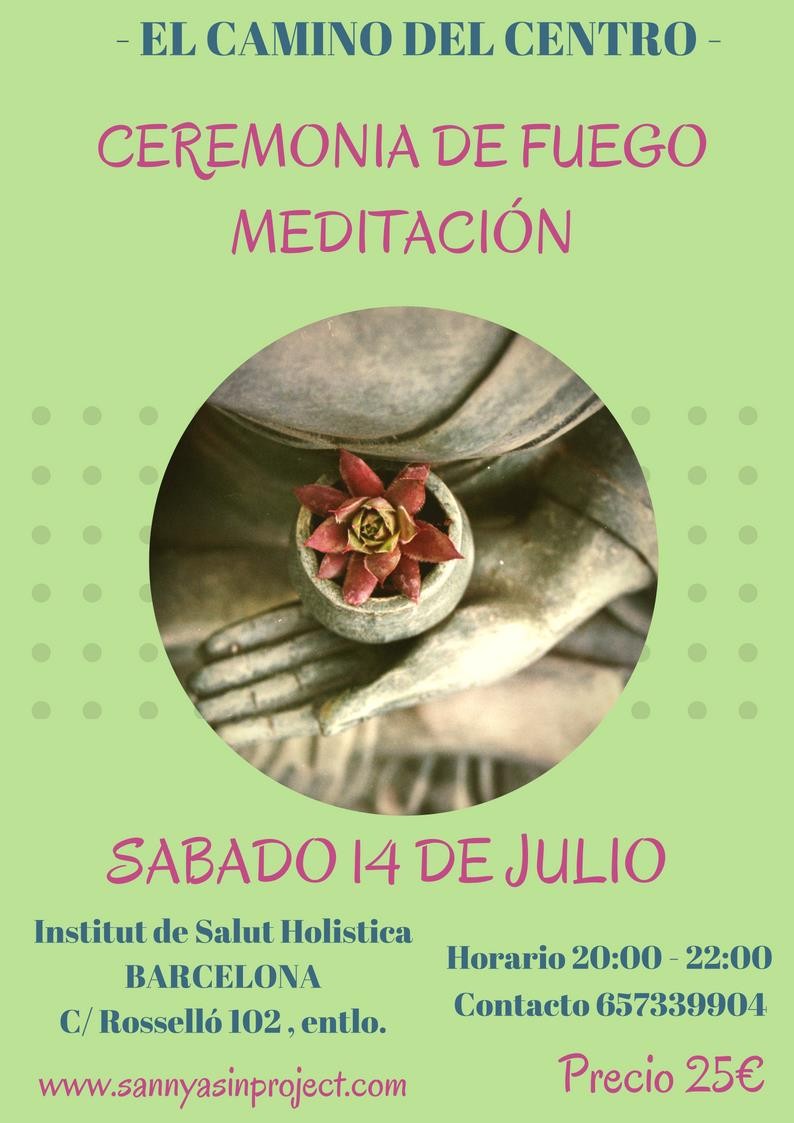Ceremonia de fuego Meditación