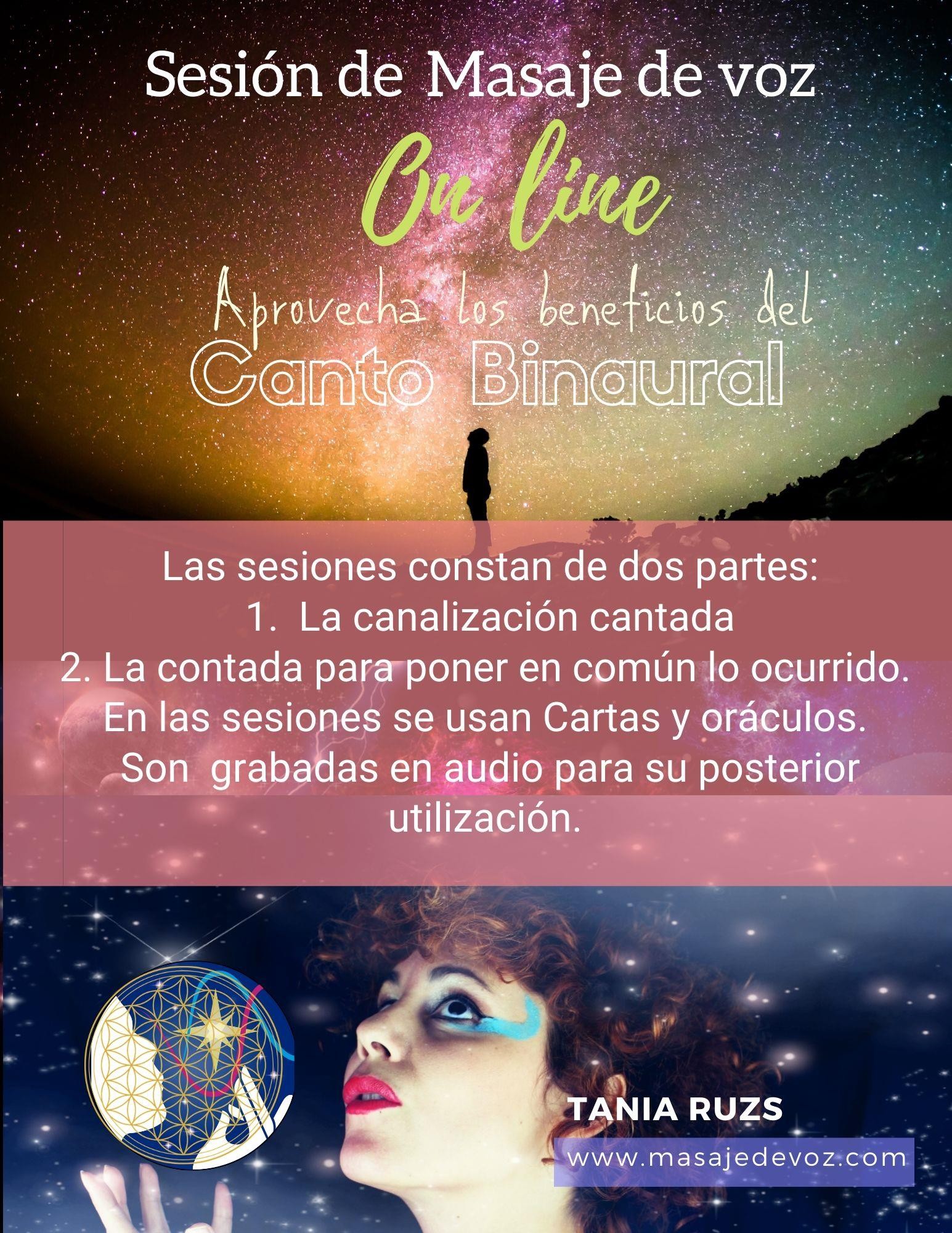 SESIÓN ON LINE DE MASAJE DE VOZ