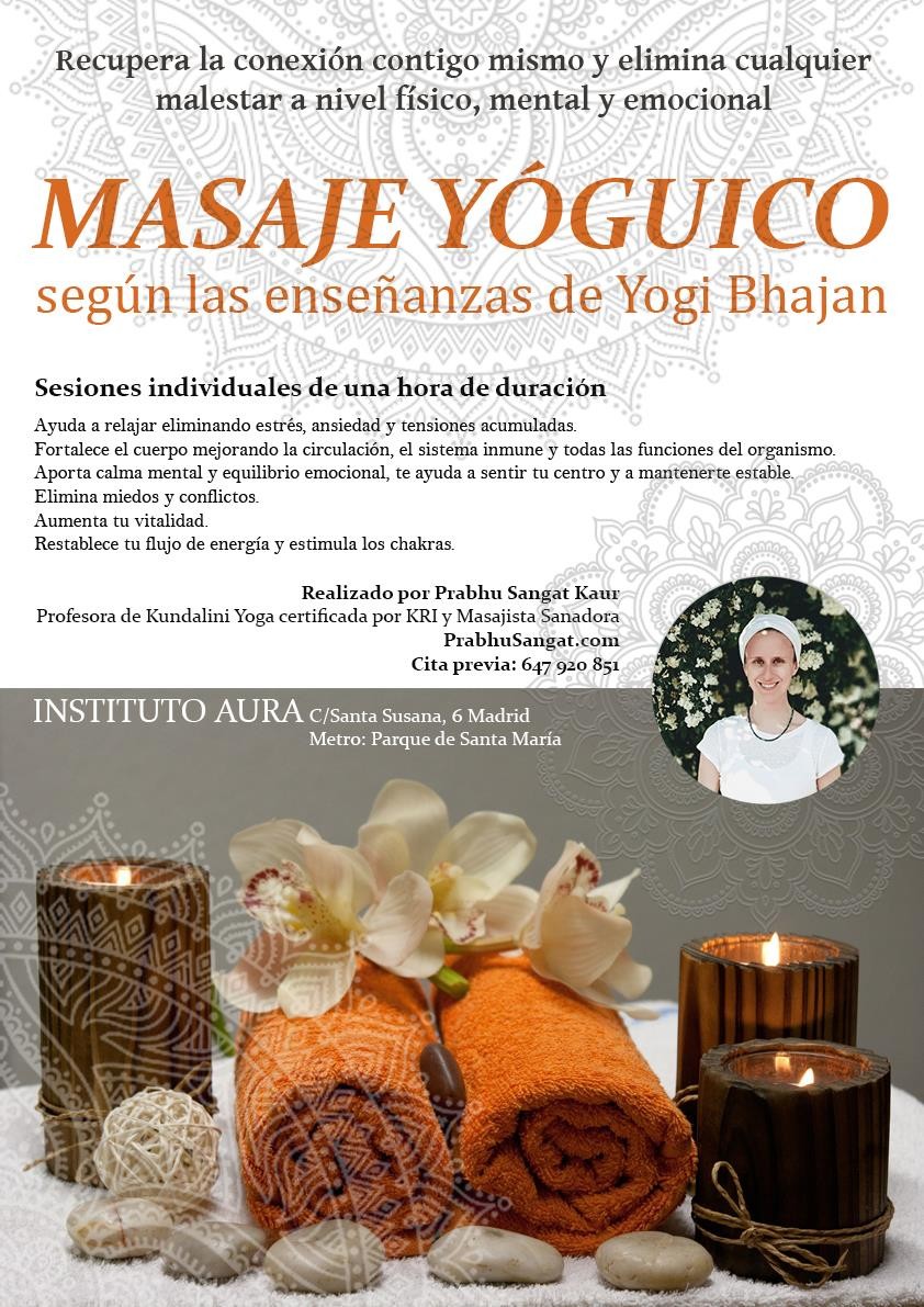 Masaje Yóguico Healing Hands