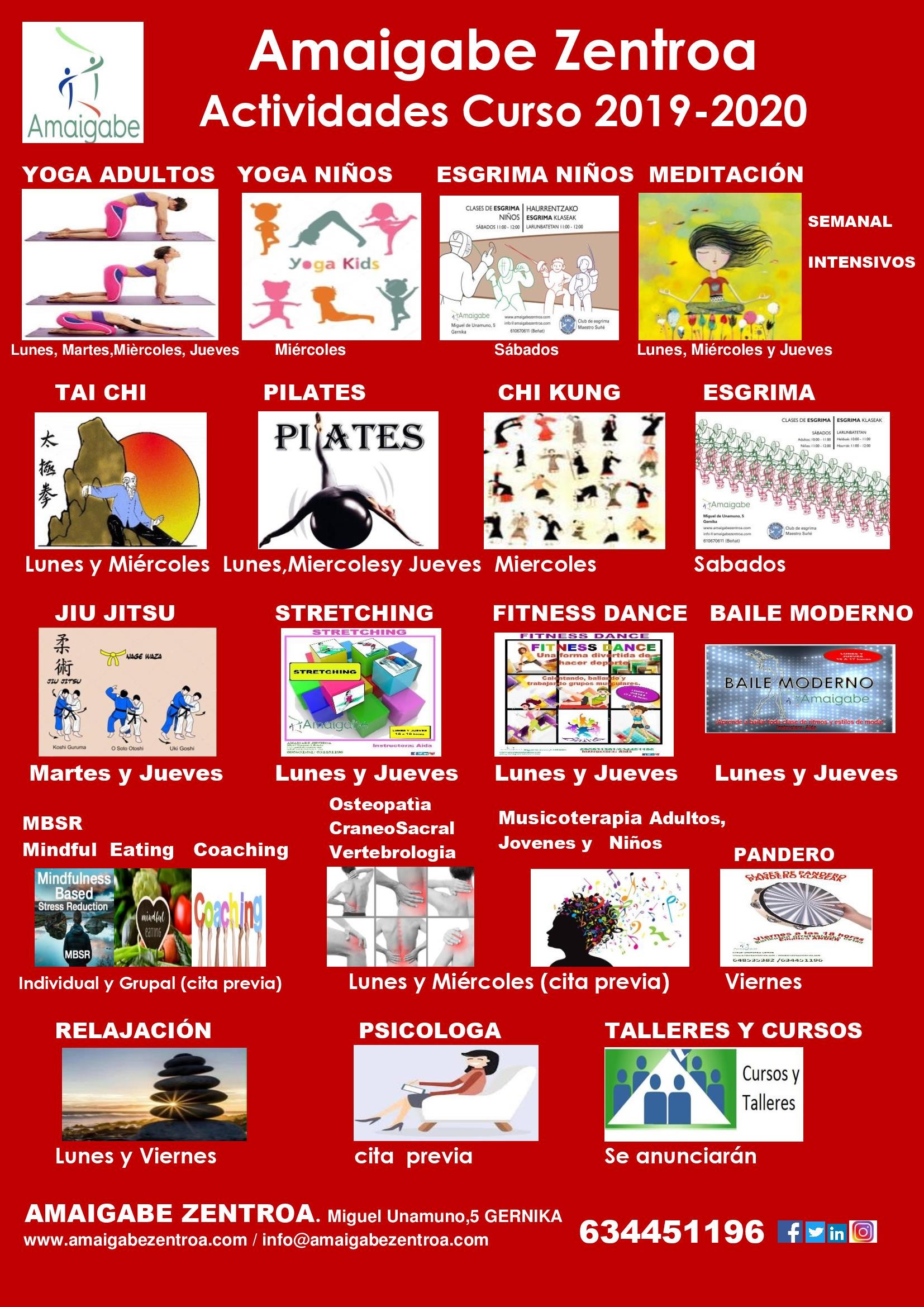 ACTIVIDADES AMAIGABE ZENTROA